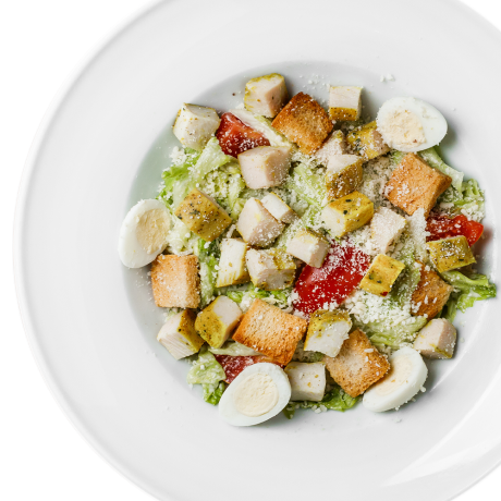 Caesar Salad With Chicken sous vide