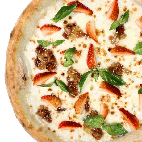 Bacon and Strawberry Pizza