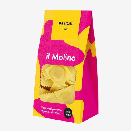 Ravioli with turkey