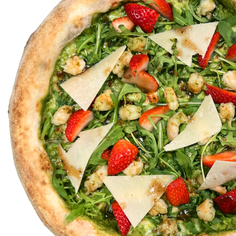 Shrimp Strawberry Pizza