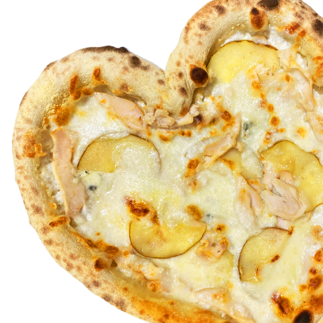 Піца Квадро формаджі з куркою та грушею