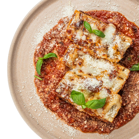 Lasagne with veal