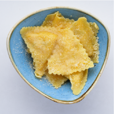 Ravioli with turkey